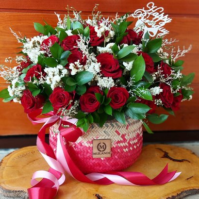 Ntsava misto com 40 rosas