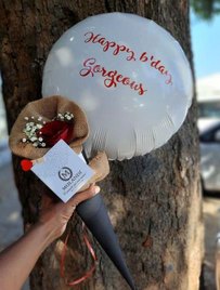 Combo cone + balão personalizado